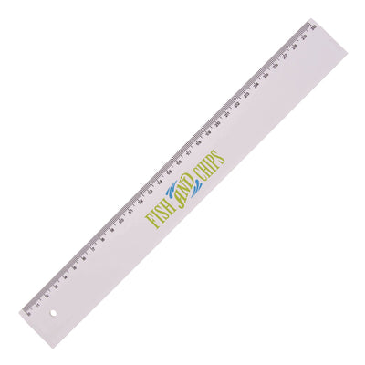 Branded Fitzhardinge Plastic ruler (30cm)