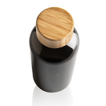 GRS RPET bottle with bamboo lid