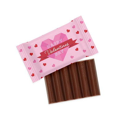 Valentines - 6 Baton Bar - Milk Chocolate - 41% Cocoa