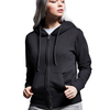 Anthem Ladies Organic Full Zip Hoodie Black