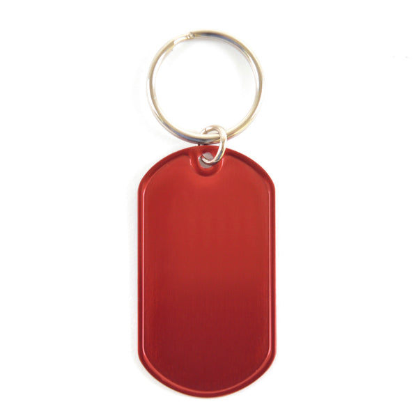 Dog Tag Keyring