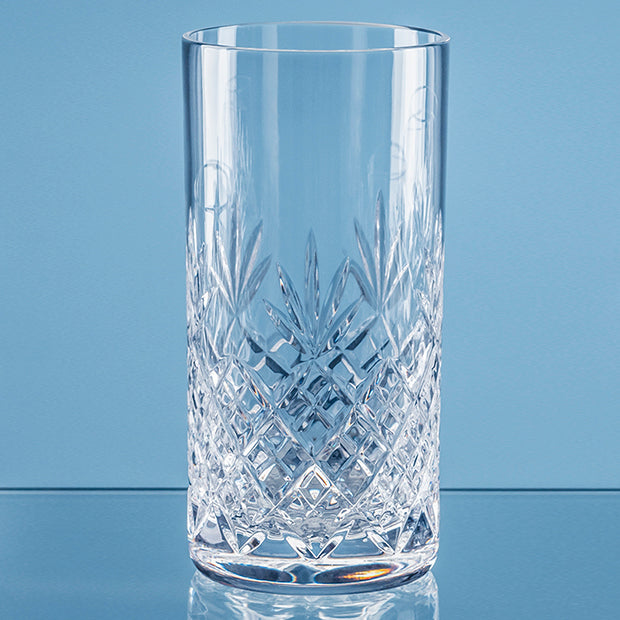 Branded 400ml Blenheim Lead Crystal Full Cut High Ball