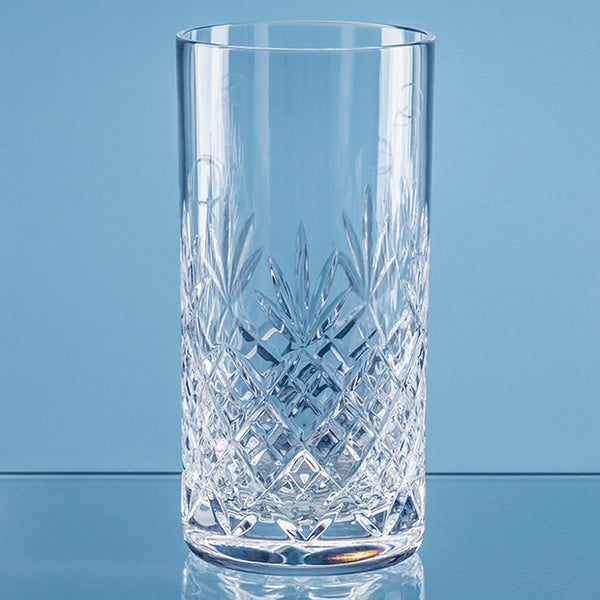 Branded 400ml Blenheim Lead Crystal Full Cut High Ball