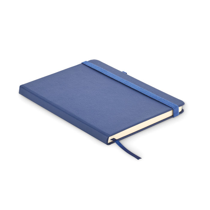 Branded Recycled PU A5 lined notebook