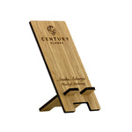 Straight Sided Bamboo Phone Stand