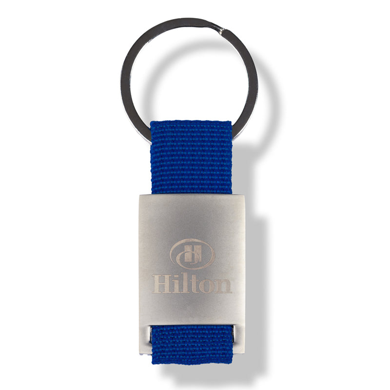 Express Metal & Webbing Keyring