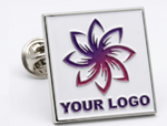 Soft Enamel Pin Badge in Silver - 30mm