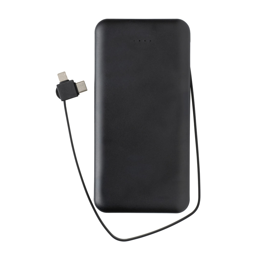 Branded Lockhart RCS recycled plastic 10.000 with integrated cables