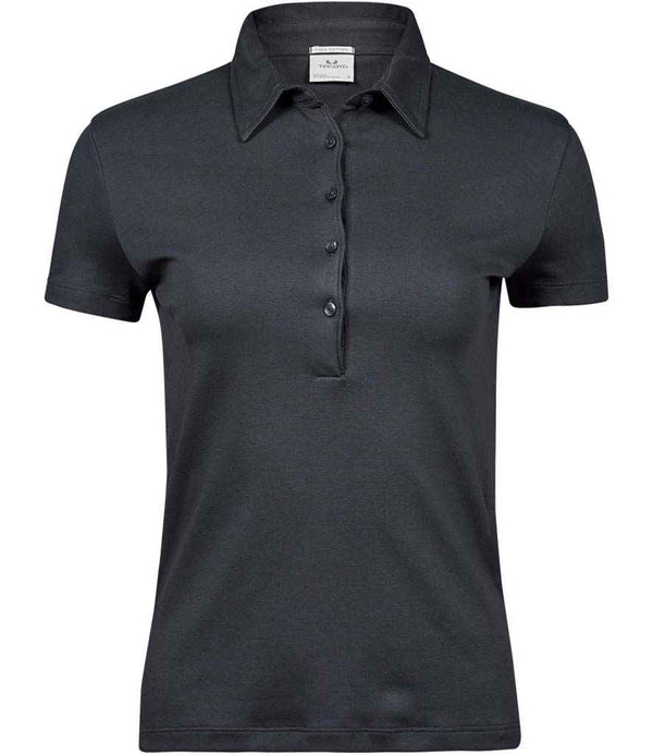Tee Jays Ladies Pima Cotton Interlock Polo Shirt