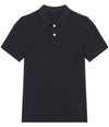 Native Spirit Kids Piqué Polo Shirt Black
