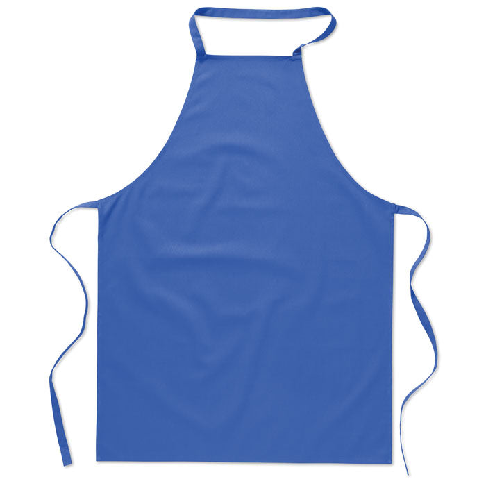 Kitchen apron in cotton Royal Blue