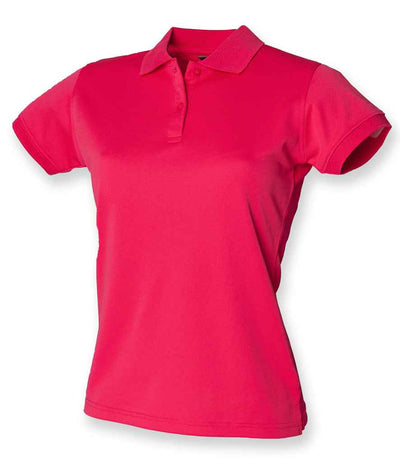 Henbury Ladies Coolplus® Wicking Piqué Polo Shirt