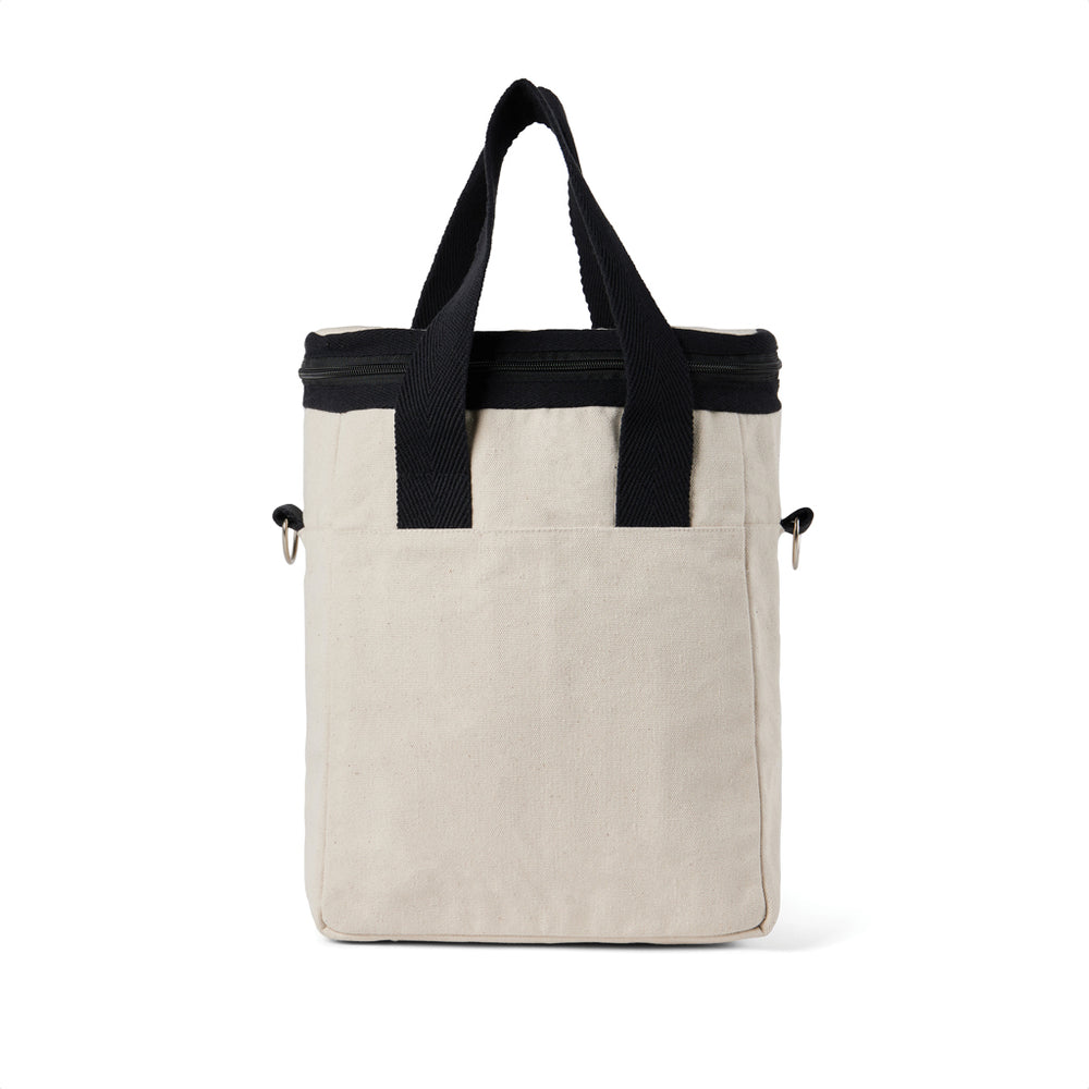 Branded VINGA Volonne AWARE™ recycled canvas cooler tote bag