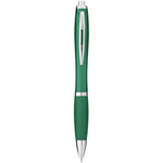 Nash ballpoint pen coloured barrel and grip in green