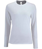 SOL'S Ladies Imperial Long Sleeve T-Shirt White