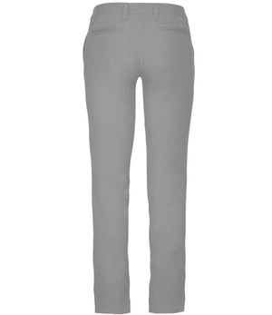 Kariban Ladies Chino Trousers Fine Grey