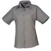 Premier Ladies Short Sleeve Poplin Blouse
