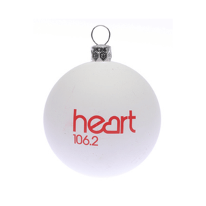 Branded Christmas Bauble - 70mm Shatterproof