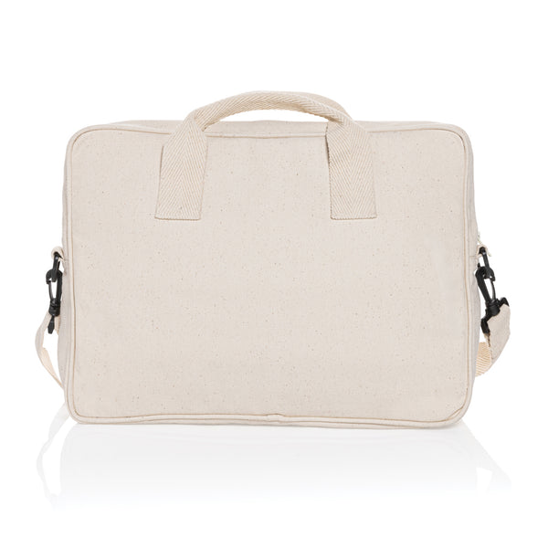 Branded Laluka AWARE™ recycled cotton 15.4 inch laptop bag