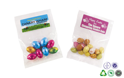 Easter Bag of Mini Foiled Chocolate Eggs (Large)