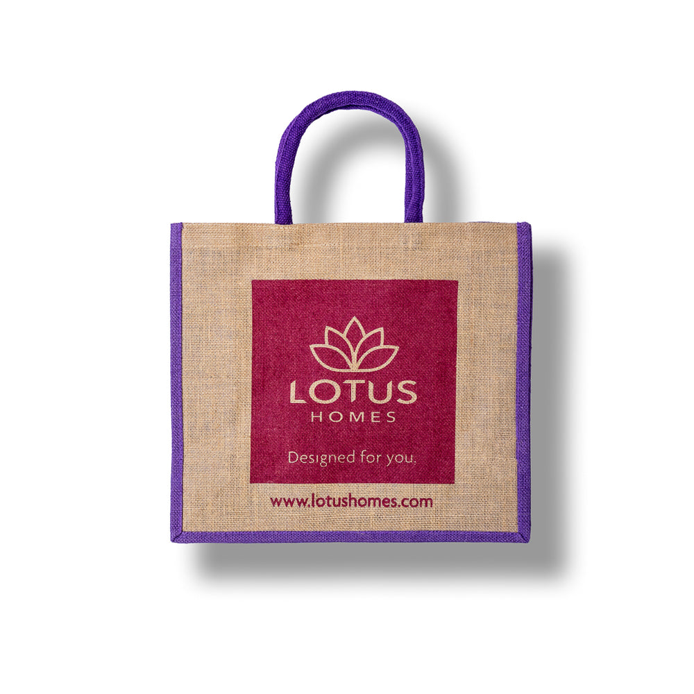 Aura Accented Jute Bag