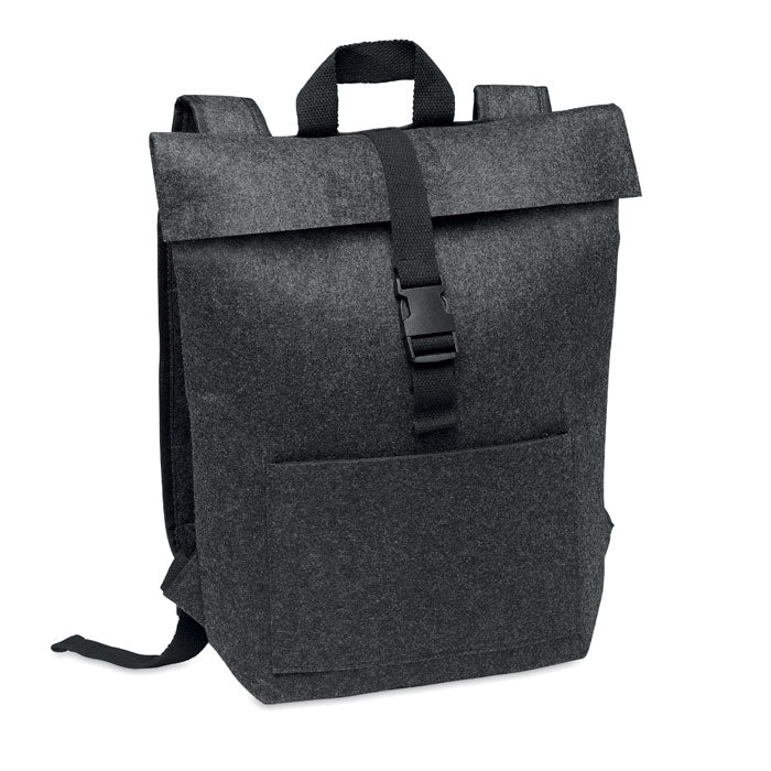 Branded RPET felt backpack