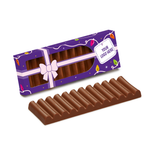 Branded Eco Box of 12 Milk Chocolate Batons