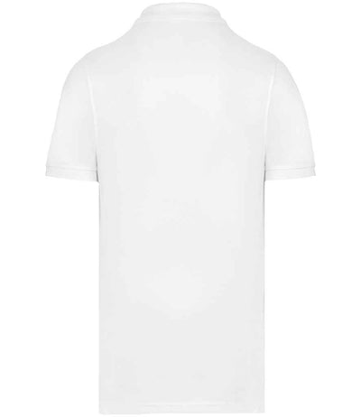 WK Designed to Work Anti-Bacterial Piqué Polo Shirt White