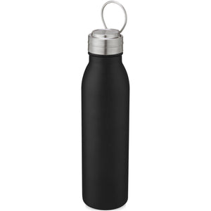 Harper 700 ml stainless steel water bottle with metal loop