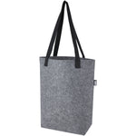 Branded Felta GRS recycled felt tote bag with wide bottom 12L