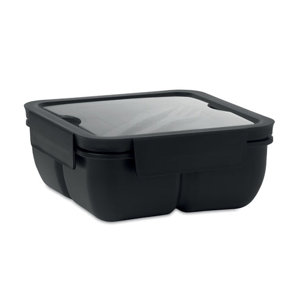 Lunch box with cutlery 600ml