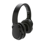 Branded RCS recycled plastic Elite Foldable wireless headphone
