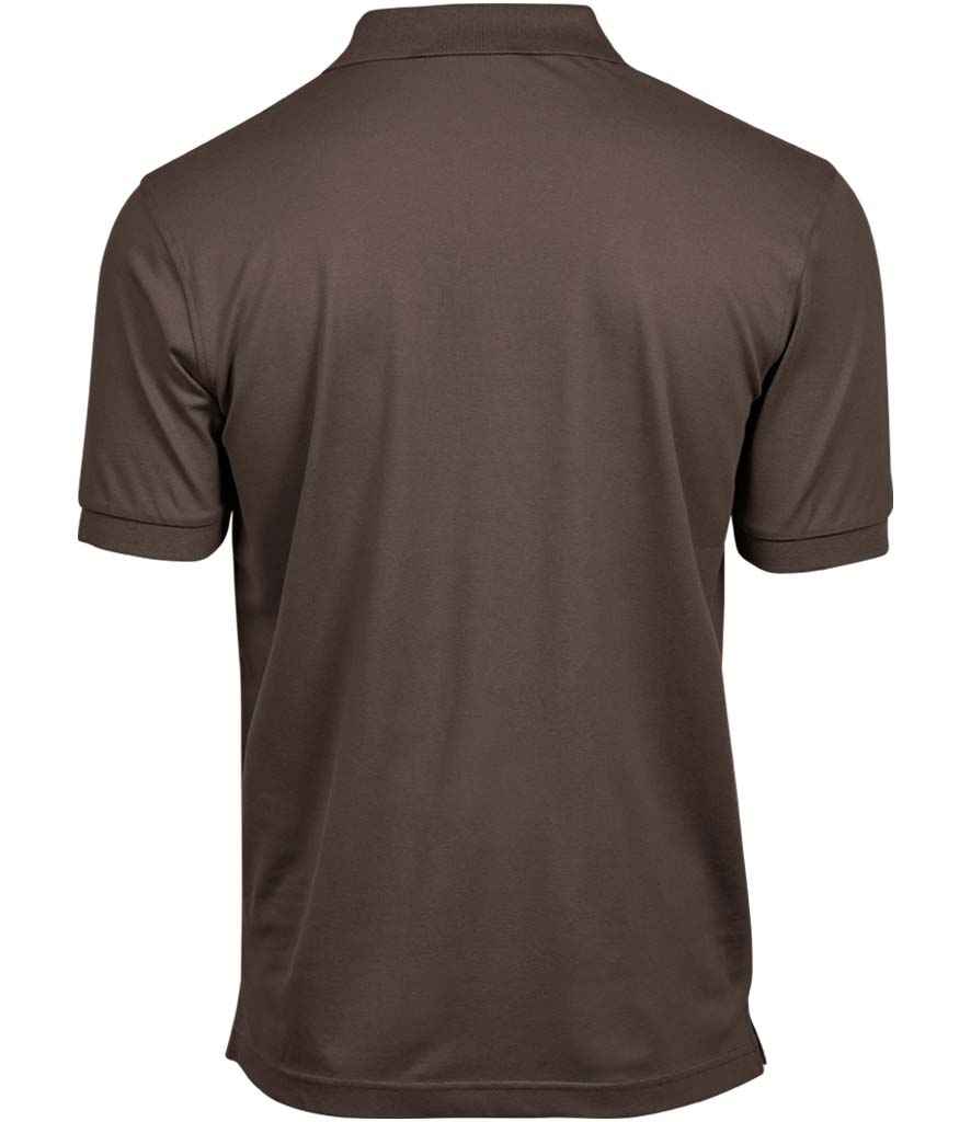 Tee Jays Luxury Stretch Piqué Polo Shirt Chocolate