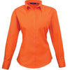 Premier Ladies Long Sleeve Poplin Blouse