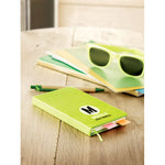 A6 notebook 96 lined sheets Lime