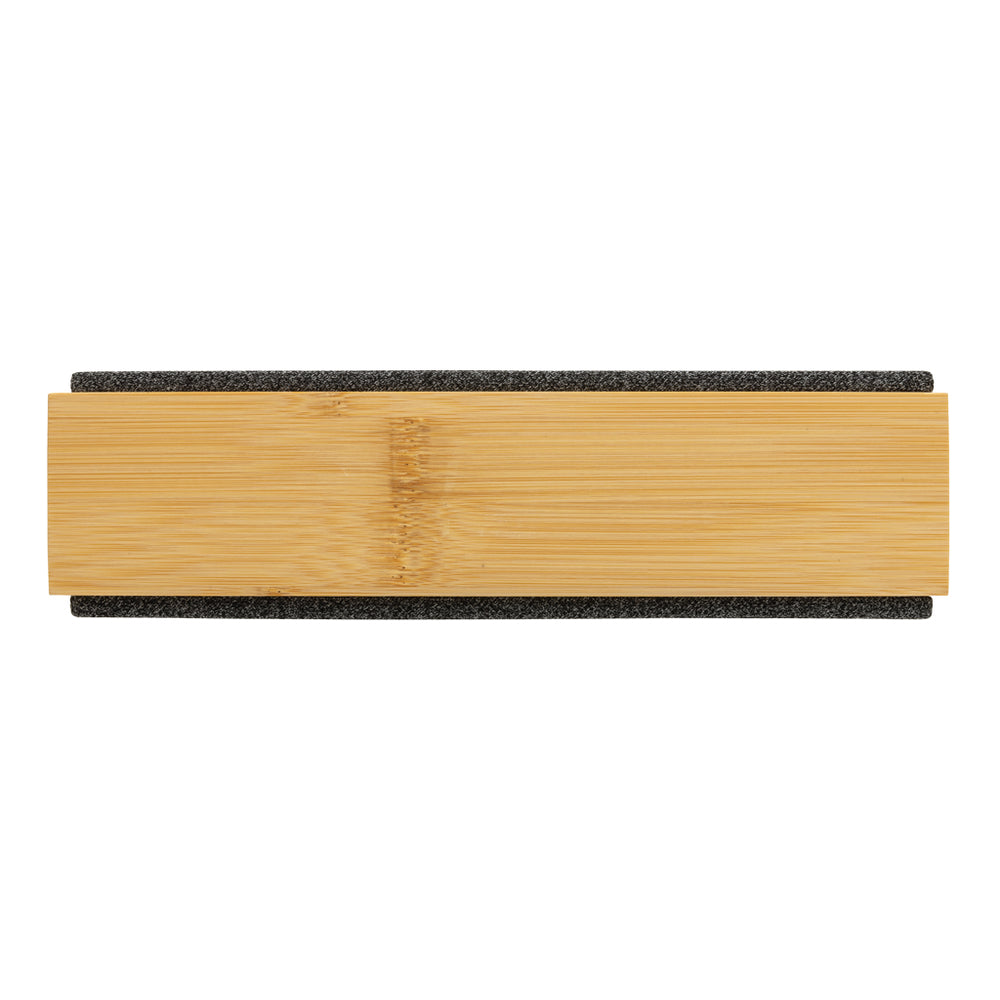 Branded Wynn 10W bamboo wireless speaker