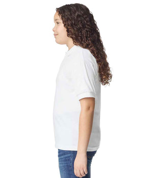 Gildan Kids DryBlend® Jersey Polo Shirt White