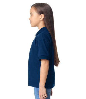 Gildan Kids DryBlend® Jersey Polo Shirt Navy