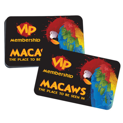 Digitally Printed Membership/ID Card with Signature Panel