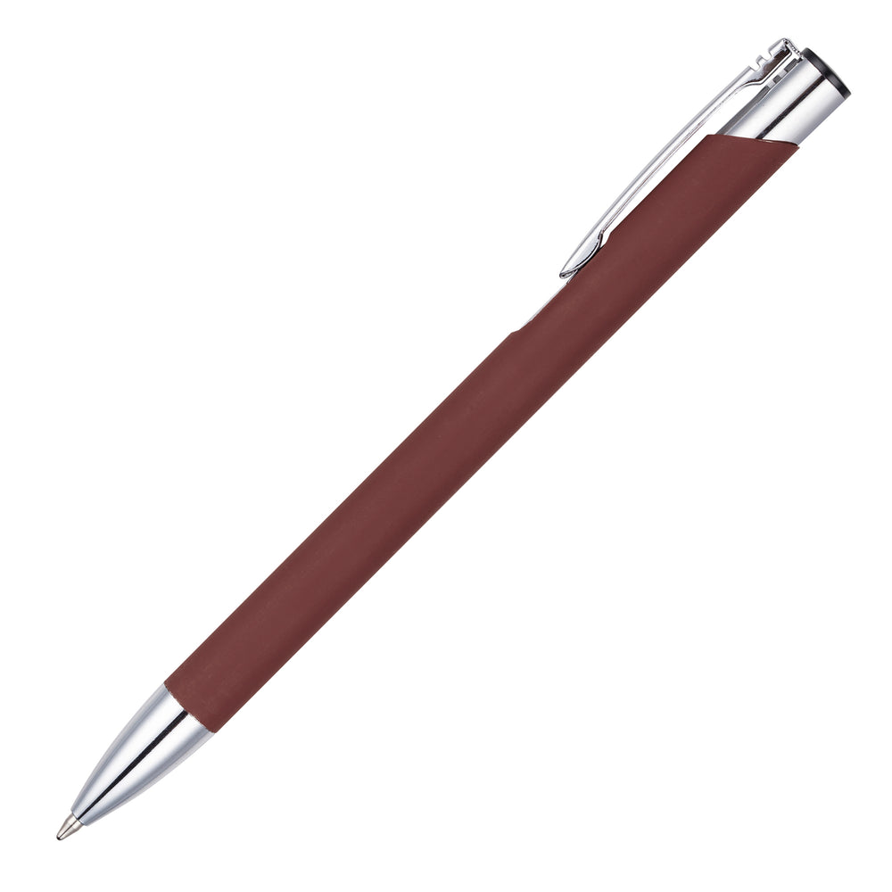 Branded MOLE-MATE ball pen with chrome trim