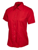 Branded Ladies Poplin Half Sleeve Shirt