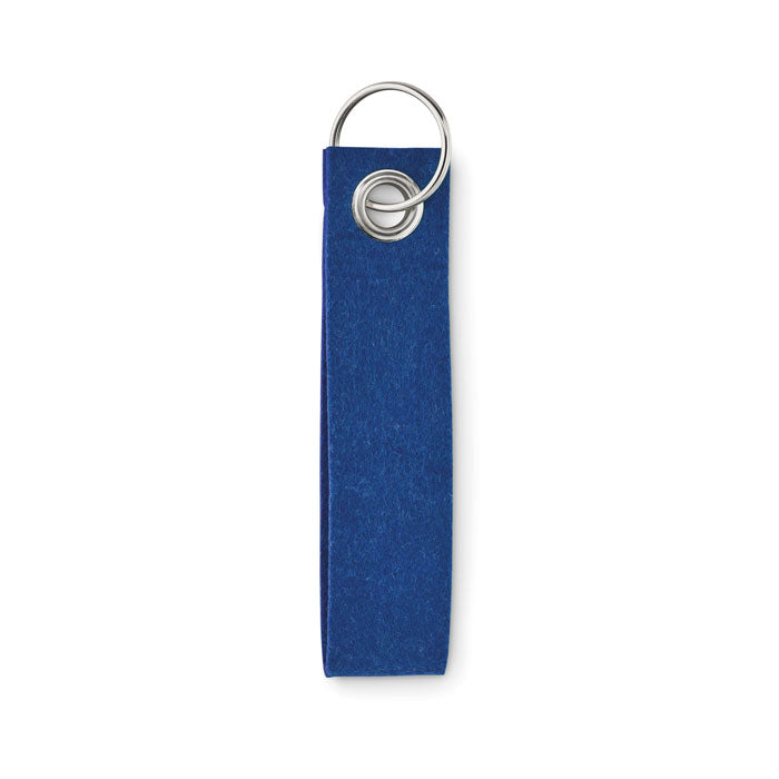 Branded Rectangular RPET felt keyring
