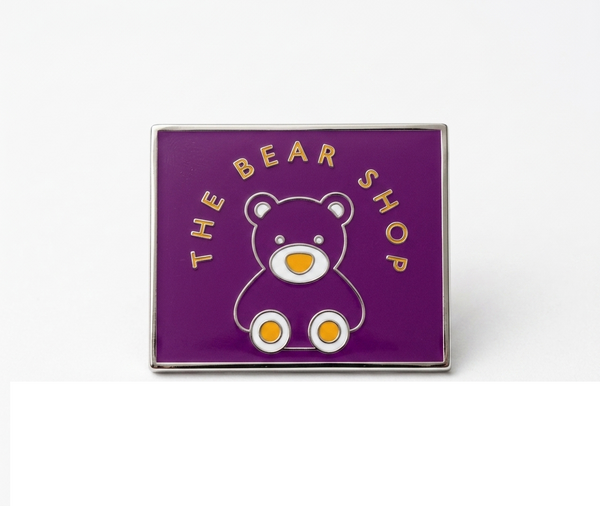 Hard Enamel Pin Badge in Silver - 30mm
