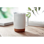Branded Double wall tumbler 300ml with Cork Base