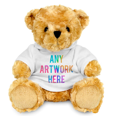 Branded White Hoodie Bear