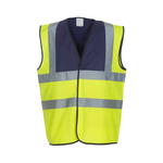 Yoko Hi-Vis Two Band and Braces Waistcoat