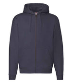 Fruit of the Loom Premium Zip Hooded Sweatshirt Deep Navy