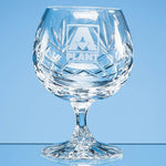 280ml Glencoe Lead Crystal Panel Brandy Glass