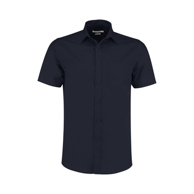 Kustom Kit Short Sleeve Tailored Poplin Shirt