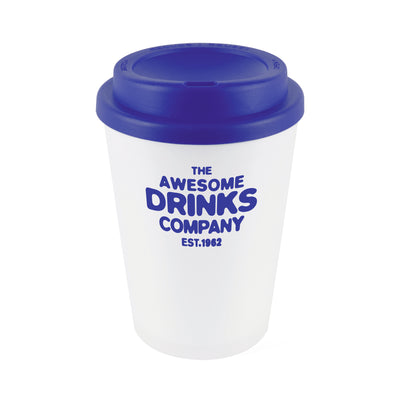 Branded Haddon 350ml double wall Frosted Translucent tumbler